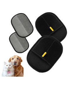 Guantes Removedores de Pelo de Mascota Rorodog - 2 Paquetes
