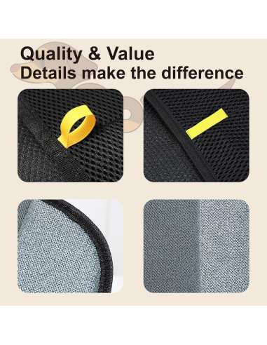 Guantes Removedores de Pelo de Mascota Rorodog - 2 Paquetes