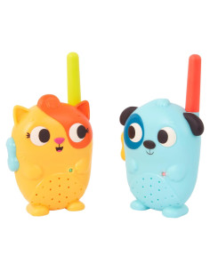 Walkie-Talkies Lolo y Woofer B. toys - Paquete de 2 - 30.48m