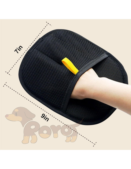Guantes Removedores de Pelo de Mascota Rorodog - 2 Paquetes