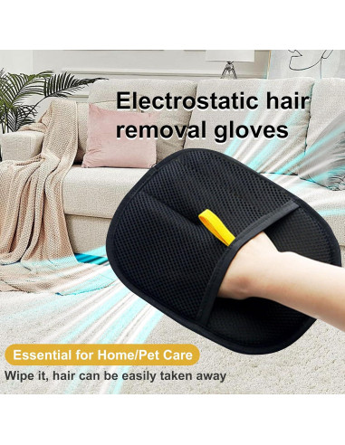 Guantes Removedores de Pelo de Mascota Rorodog - 2 Paquetes