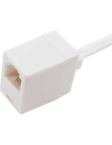 Adaptador Convertidor RJ45 a RJ11 3 Piezas Dahszhi