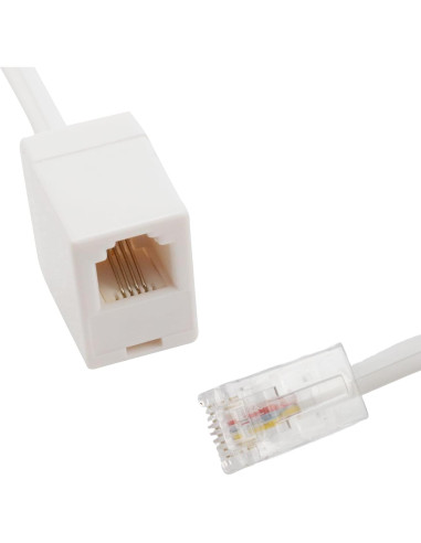 Adaptador Convertidor RJ45 a RJ11 3 Piezas Dahszhi