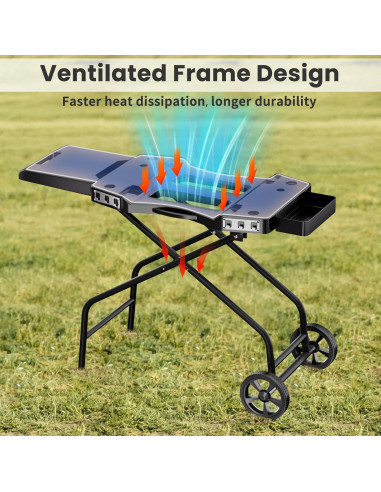 Carro de Parrilla Plegable GRISUN para Ninja OG700-OG750