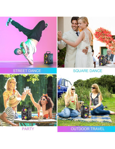 Altavoz Bluetooth TENMIYA A23 Pro 40W Portátil con Subwoofer