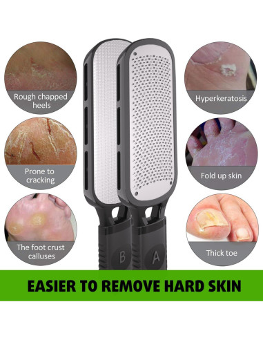 Lima para Pies Antonki 2 en 1 Doble Cara Exfoliante