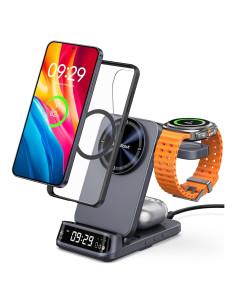 Estación de Carga Inalámbrica 3-en-1 SwanScout 708SM para Galaxy