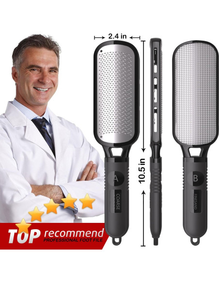 Lima para Pies Antonki 2 en 1 Doble Cara Exfoliante