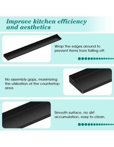 Estante Magnético de Cocina Foeacry 76x9.2x3.5cm Acero Inoxidable