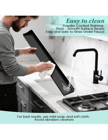 Estante Magnético de Cocina Foeacry 76x9.2x3.5cm Acero Inoxidable