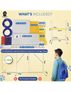 Conjunto de Agilidad para Perros Ruby & Friends - 6 Cursos 2