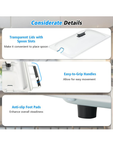 Calentador Eléctrico Buffet ARLIME 450W 8QT Acero Inoxidable