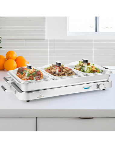 Calentador Eléctrico Buffet ARLIME 450W 8QT Acero Inoxidable