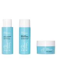Kit Mini de Cuidado de Piel e.l.f. Holy Hydration - Limpiador, Tónico y Crema