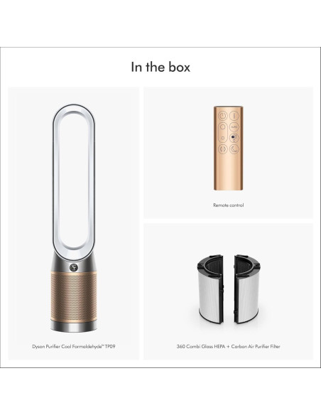 Purificador de Aire Dyson TP09 Cool Formaldehyde - Blanco/Dorado Purificador de Aire Dyson TP09 Cool Formaldehyde - Blanco/Dorado