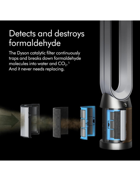Purificador de Aire Dyson TP09 Cool Formaldehyde - Blanco/Dorado Purificador de Aire Dyson TP09 Cool Formaldehyde - Blanco/Dorado
