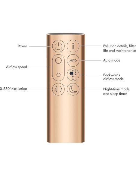 Purificador de Aire Dyson TP09 Cool Formaldehyde - Blanco/Dorado Purificador de Aire Dyson TP09 Cool Formaldehyde - Blanco/Dorado