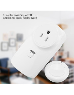 Interruptor de Enchufe Remoto Inalámbrico FUZHUI 5.6x11cm 2