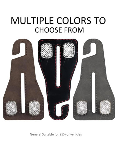 Gancho para Reposacabezas Zpana - 2 Pcs Marrón, Universal