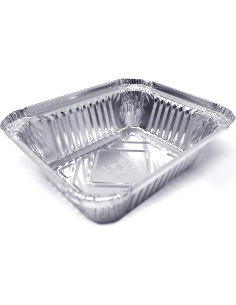 Paquete de 20 Bandejas de Goteo Aluminio Fig & Leaf 15.24x12.7cm 2