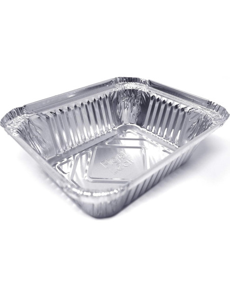 Paquete de 20 Bandejas de Goteo Aluminio Fig & Leaf 15.24x12.7cm Paquete de 20 Bandejas de Goteo Aluminio Fig & Leaf 15.24x12.7cm