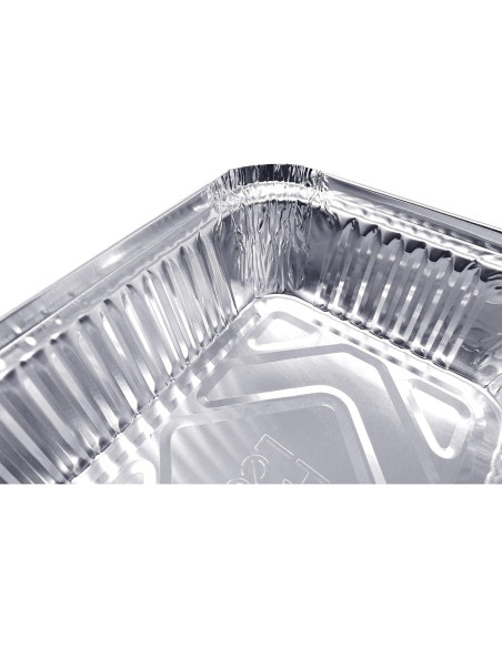 Paquete de 20 Bandejas de Goteo Aluminio Fig & Leaf 15.24x12.7cm Paquete de 20 Bandejas de Goteo Aluminio Fig & Leaf 15.24x12.7cm