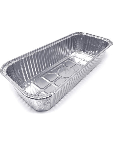 Paquete de 35 Bandejas de Goteo Aluminio Fig & Leaf 27.94x12.7cm