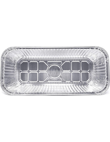 Paquete de 35 Bandejas de Goteo Aluminio Fig & Leaf 27.94x12.7cm