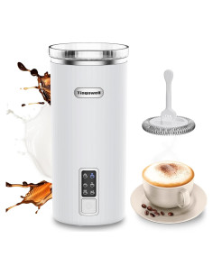 Espumador de Leche Tiagowell TF108 250ml 6-en-1 Blanco
