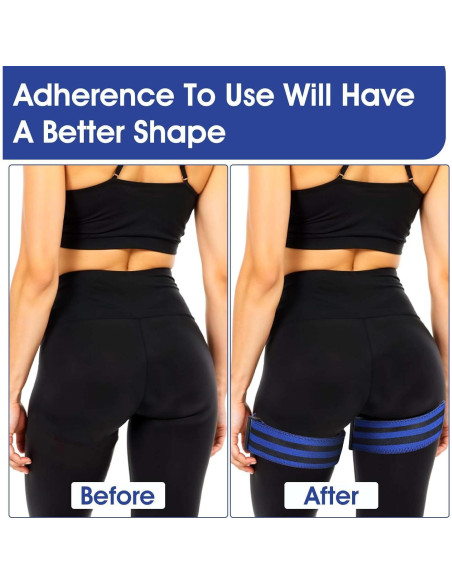 Paquete de 2 Bandas de Restricción de Flujo Sanguíneo Hpmjz 80x5cm