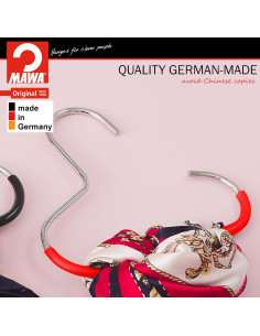 Organizador de Bufandas y Accesorios MAWA G-1 Rojo, Set de 5 2