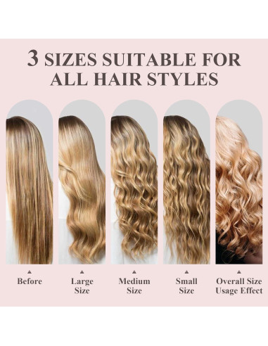 Juego de Rulos Térmicos de Cerámica XN - 26 Piezas Rosa