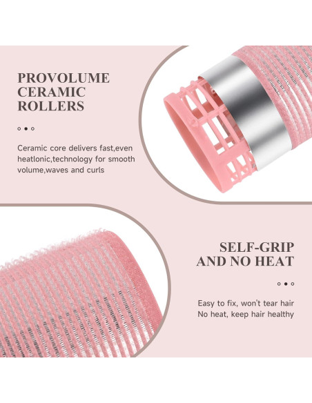 Juego de Rulos Térmicos de Cerámica XN - 26 Piezas Rosa