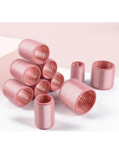 Juego de Rulos Térmicos de Cerámica XN - 26 Piezas Rosa