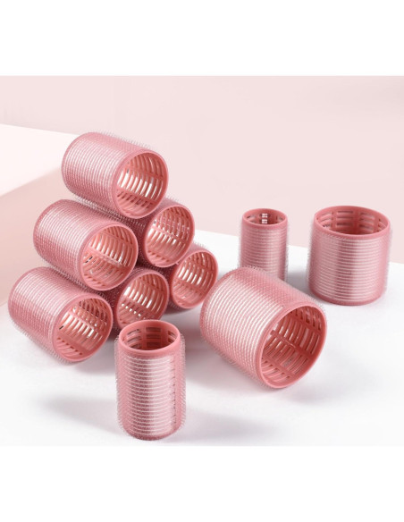 Juego de Rulos Térmicos de Cerámica XN - 26 Piezas Rosa