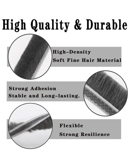 Cepillo de Sellado WEZKYLCG 10.06m Gris Aislante Acústico