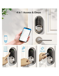 Cerradura Inteligente Veise RZ06 con Control APP y Teclado 2