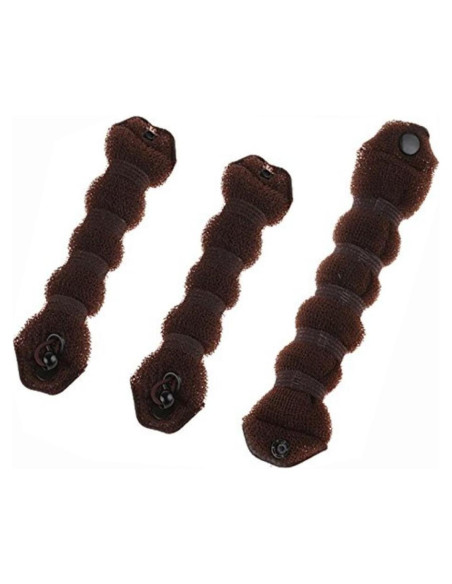 Juego de 3 Donuts de Cabello Nylon SYBL - 1 Grande 2 Pequeños