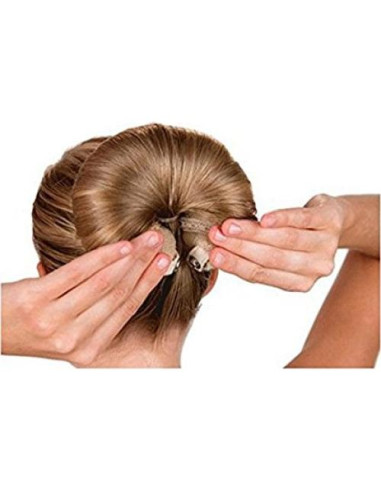 Juego de 3 Donuts de Cabello Nylon SYBL - 1 Grande 2 Pequeños