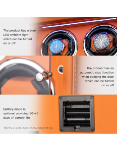 Enrollador de Relojes Automáticos KOHUDIS para 2-9 Relojes 2