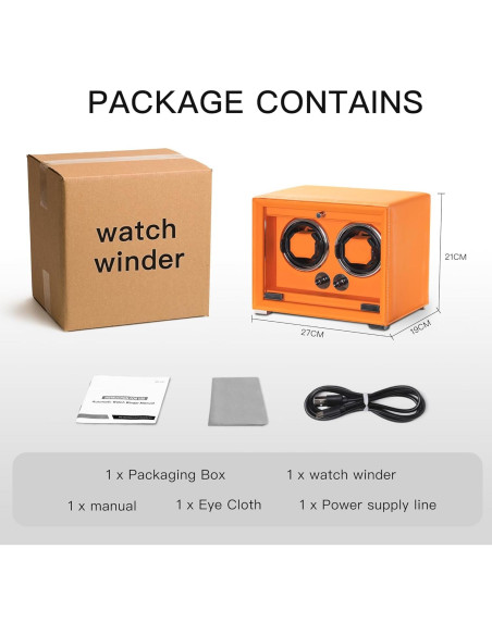 Enrollador de Relojes Automáticos KOHUDIS para 2-9 Relojes