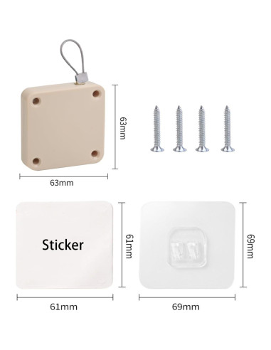 Cierre Automático de Puerta SHIMIDO 1000g Mejorado 2 Piezas