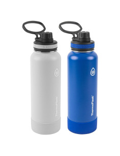 Botella de Agua Aislada Thermoflask 1.2L - 2 Paquete Gris/Azul