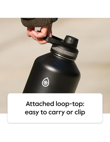 Botella de Agua Aislada Thermoflask 1.2L - 2 Paquete Gris/Azul