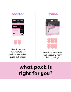 Bamboobies Almohadillas de Lactancia Reutilizables 12 Pzas Rosa 2