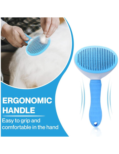 Cepillo Slicker Autolimpiante para Gatos y Perros Pequeños - Home&Love