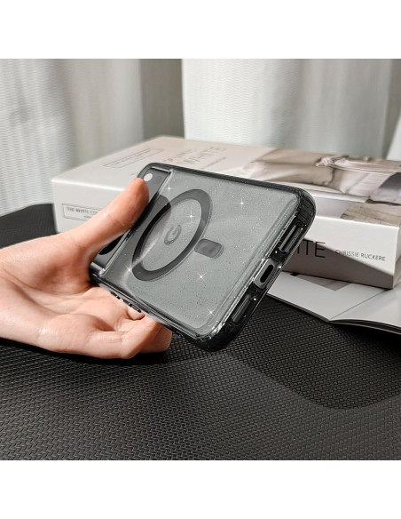 Funda Magnética Transparente Eiyikof para Google Pixel 8 Pro