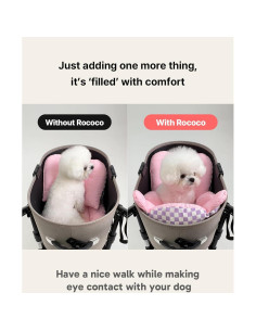 Cojín de Espalda para Carro de Mascotas Harryspet Gris 2