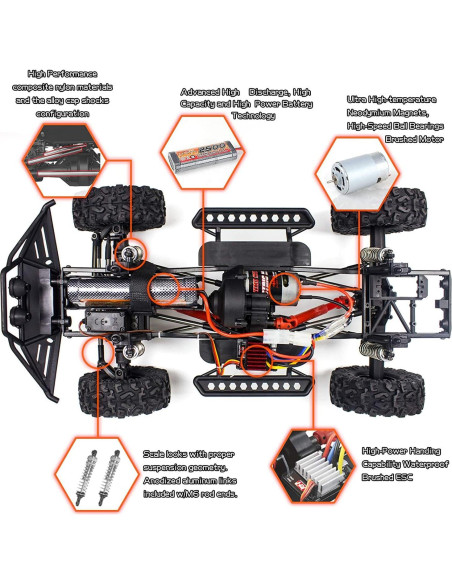Coche RC Todo Terreno Cheerwing 1:10 4WD 2500mAh