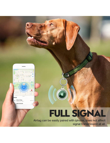 4 Fundas Protectores Airtag Pautas Impermeables y Resistentes